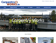 Tablet Screenshot of carpentryworks.ie